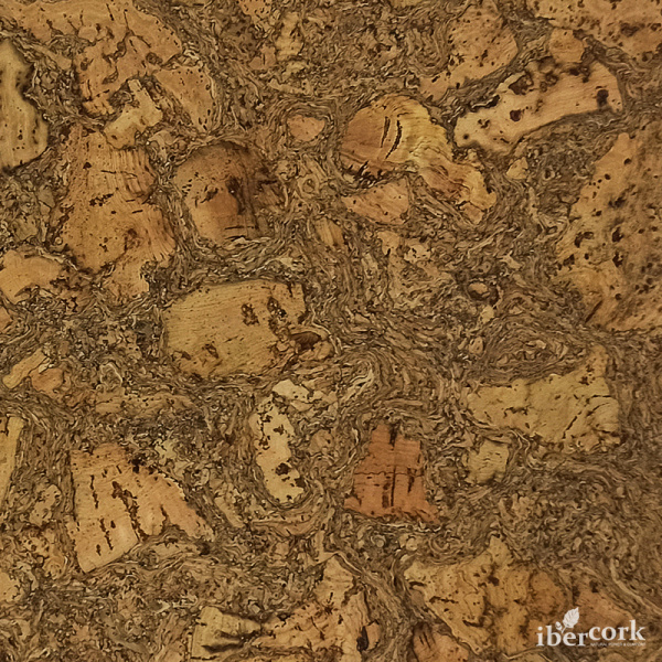 Пробковый клеевой паркет IberCork Леон негро 4 VG